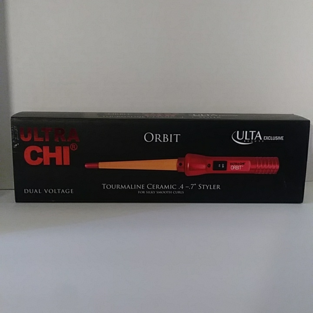 Ultra Chi Orbit Tourmaline Ceramic Dual Voltage Curling Styler * Ulta Exclusive